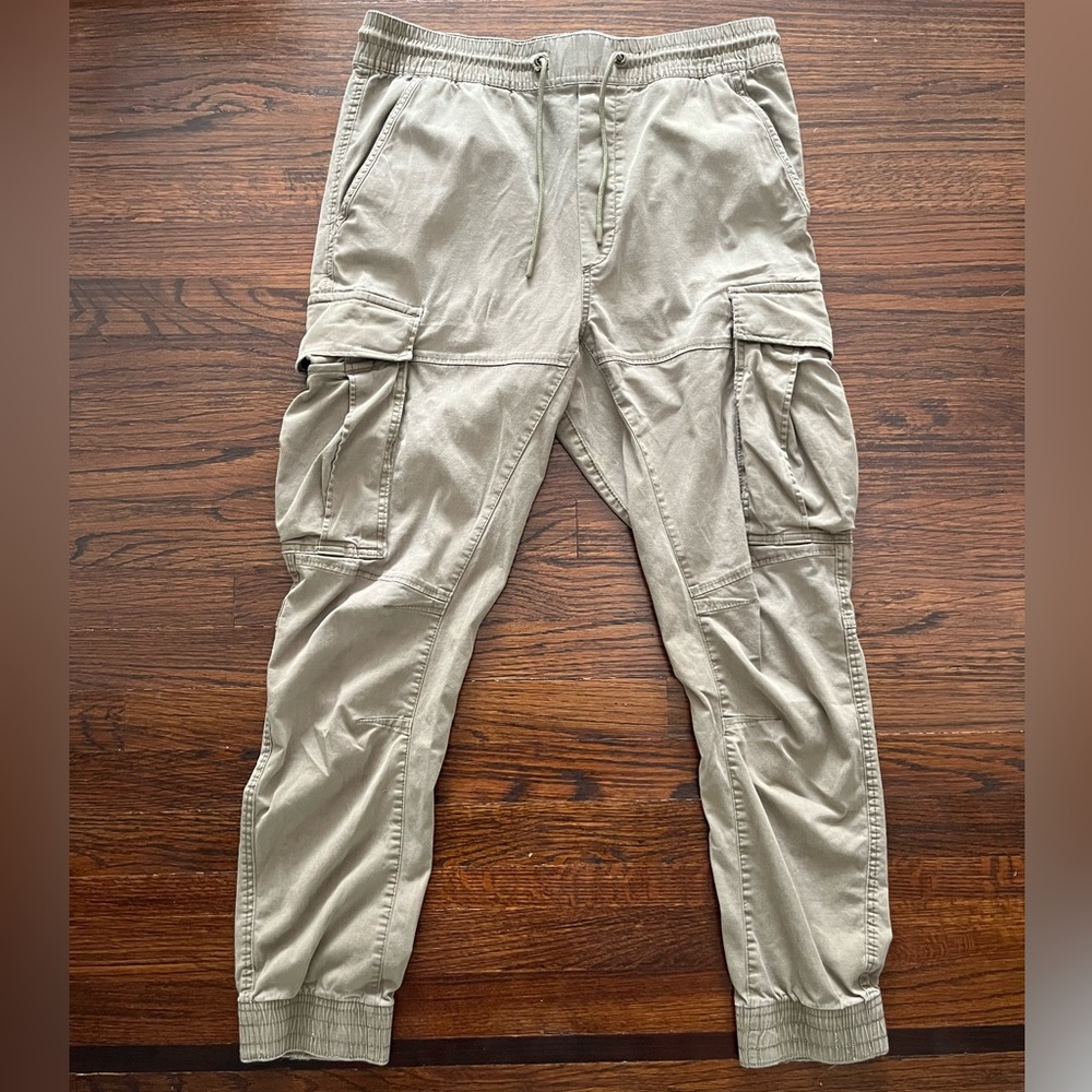 H&M Cargo Joggers Olive- M